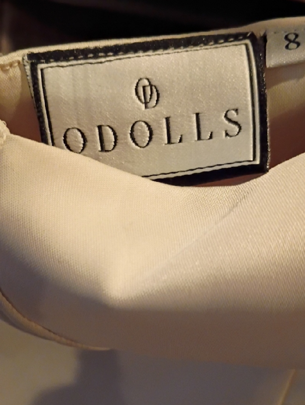 ODOLLS Champagne Balloon Sleeve Dress